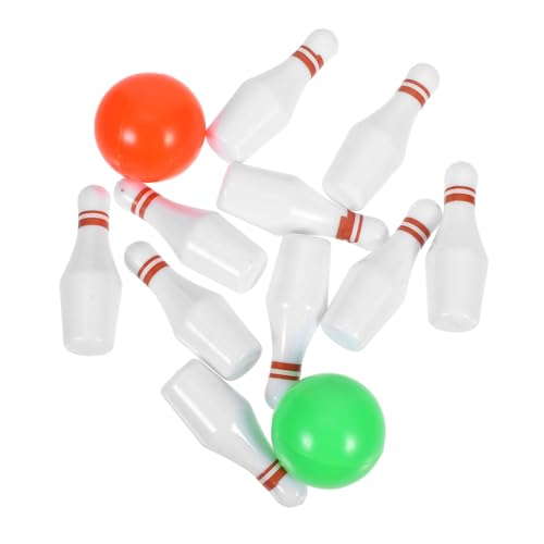 CIYODO 1 Satz Mini Bowling Set für Puppenhaus Pins Bälle Leichtes Tischspiel für Dekoration Kreativität Miniatur Kegelspiel für DIY Projekte CIYODO 1 Satz Mini Bowling Set für Puppenhaus Pins Bälle Leichtes Tischspiel für Dekoration Kreativität Miniatur Kegelspiel für DIY Projekte von CIYODO