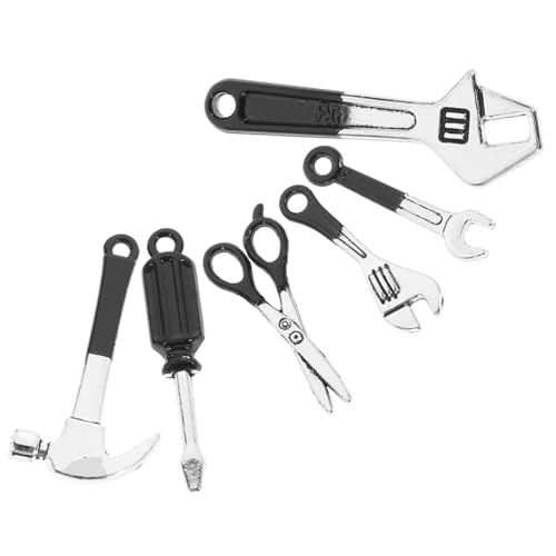 CIYODO 1 Satz Mini Hammerschlüssel klein Puppenhaus realistisch Miniatur Gebäude winzige Werkzeuge Stellen Sie Sich Spielzeugornamente vor Zubehör Eisen Black CIYODO 1 Satz Mini Hammerschlüssel klein Puppenhaus realistisch Miniatur Gebäude winzige Werkzeuge Stellen Sie Sich Spielzeugornamente vor Zubehör Eisen Black von CIYODO