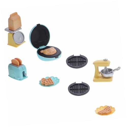 CIYODO 1 Satz Mini Küchenmodell Miniatur-küchenszenen-Requisite Küchenutensilien Für Kleine Häuser Mini-puppenhauszubehör Tiny House Backzubehör Mini-küchenmodellspielzeug Plastik von CIYODO