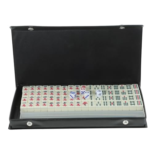 CIYODO 1 Satz Mini Mahjong Set für Reisen Tragbares Mahjong für Zuhause Partys Bars und Kreatives von CIYODO