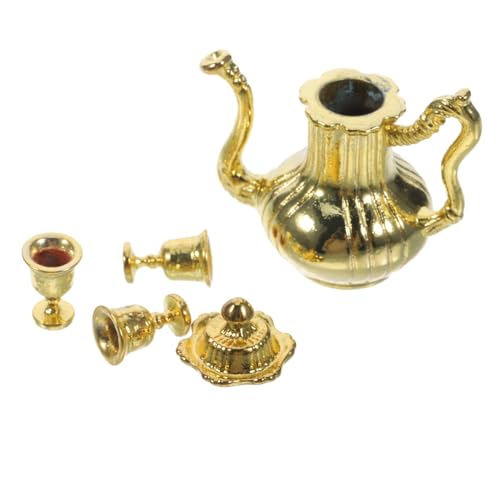 CIYODO 1 Satz Mini - Ornamente Puppe Mini-küchenzubehör Tiny House Accessoires Miniaturgeschirr Aus Metall Mini -teetassen Spielzeugküchenzubehör Miniatur - Eisen Silber von CIYODO