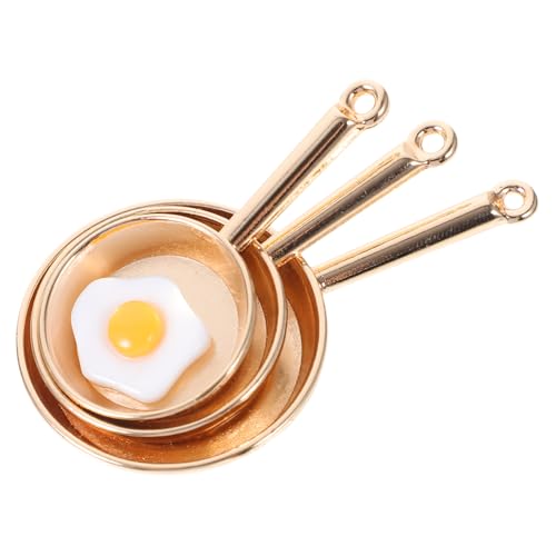 CIYODO 1 Satz Mini -Pan - Braten Spielzeugküche Bratpfanne Zubehör winzig klein dekorative Simulationspfannen Mini-Kochgeschirr- Mini - Eisen Golden CIYODO 1 Satz Mini -Pan - Braten Spielzeugküche Bratpfanne Zubehör winzig klein dekorative Simulationspfannen Mini-Kochgeschirr- Mini - Eisen Golden von CIYODO
