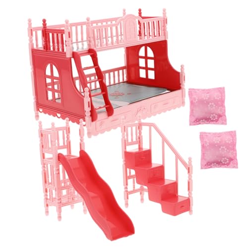CIYODO 1 Satz Miniatur Bett Set für Puppenhaus Doppelstockbett mit Kissen für Kreatives Spiel und Dekoration im Kinderzimmer Kompatibel mit Anderem Puppenmöbel Detailreiche Ausführung aus CIYODO 1 Satz Miniatur Bett Set für Puppenhaus Doppelstockbett mit Kissen für Kreatives Spiel und Dekoration im Kinderzimmer Kompatibel mit Anderem Puppenmöbel Detailreiche Ausführung aus von CIYODO