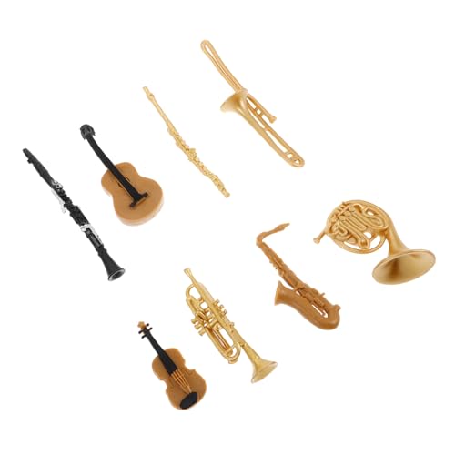 CIYODO 1 Satz Miniatur Musikinstrument Set mit Detaillierten Modellen für Puppenhaus Dekoration Trompete Klarinette und Mehr Mini Haus Zubehör für Musikliebhaber und Sammler CIYODO 1 Satz Miniatur Musikinstrument Set mit Detaillierten Modellen für Puppenhaus Dekoration Trompete Klarinette und Mehr Mini Haus Zubehör für Musikliebhaber und Sammler von CIYODO