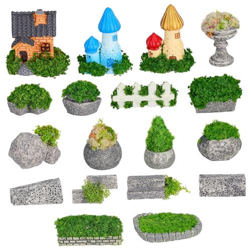CIYODO 1 Satz Miniaturgarten Dekoration Teile Resin Figuren für Bonsai Terrarium und Puppenhaus Charmante Miniatur Garten Accessoires für Kreative Displays CIYODO 1 Satz Miniaturgarten Dekoration Teile Resin Figuren für Bonsai Terrarium und Puppenhaus Charmante Miniatur Garten Accessoires für Kreative Displays von CIYODO
