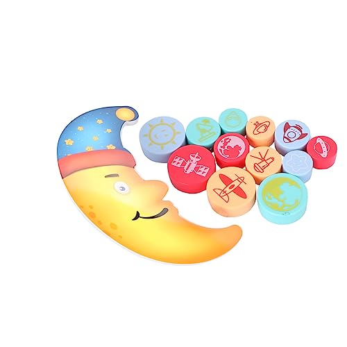 CIYODO 1 Satz Mond-Balance-Block Balance-Spiele-Spielset Holzbausteine Ausgleichsblöcke pädagogische Bausteine Abs CIYODO 1 Satz Mond-Balance-Block Balance-Spiele-Spielset Holzbausteine Ausgleichsblöcke pädagogische Bausteine Abs von CIYODO