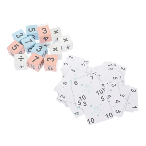 CIYODO 1 Satz Montessori Lernspielzeug Kreatives Mathe für Zählspiel mit Bausteinen und Lernkarten für Frühkindliche Bildung und Mathematische Fähigkeiten CIYODO 1 Satz Montessori Lernspielzeug Kreatives Mathe für Zählspiel mit Bausteinen und Lernkarten für Frühkindliche Bildung und Mathematische Fähigkeiten von CIYODO