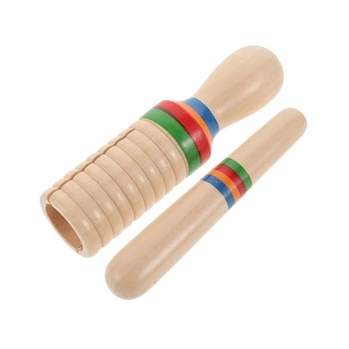 CIYODO 1 Satz Pädagogisches Musikalisches Musikinstrument Aus Holz Schallschlauch Pädagogisches Instrument Für Bambus Beige von CIYODO