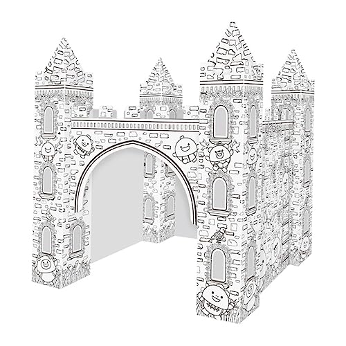 CIYODO 1 Satz Papierschloss Ausmalpuzzle selber Machen Einfärben von 3D-Burgen Malpapier 3D-Puzzle DIY Malpuzzle Papier Burg 3D Papier färbung DIY 3D-Schlosszeichnung Weiß CIYODO 1 Satz Papierschloss Ausmalpuzzle selber Machen Einfärben von 3D-Burgen Malpapier 3D-Puzzle DIY Malpuzzle Papier Burg 3D Papier färbung DIY 3D-Schlosszeichnung Weiß von CIYODO