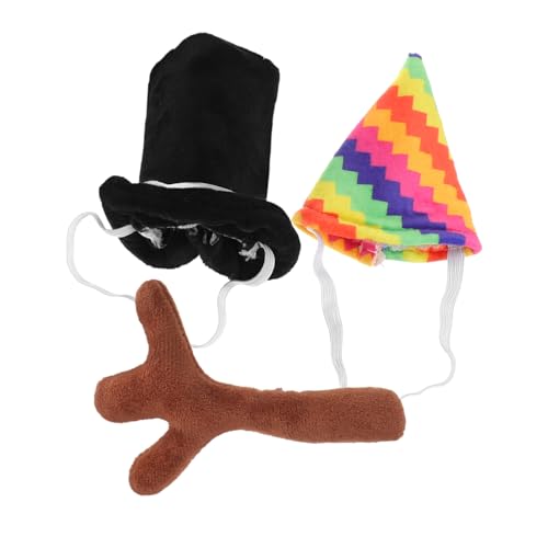 CIYODO 1 Satz Plüsch Puppen Hut Zubehör Mütze für Puppen Dekorative Hüte für Bastelprojekte Einfaches Ankleiden für Fotografie und Cosplay Doll von CIYODO