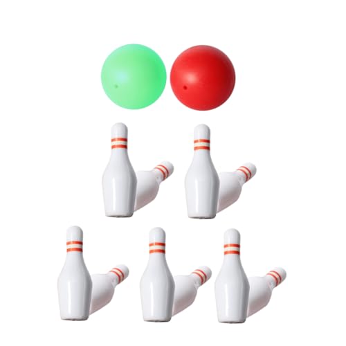 CIYODO Spielzeug-Bowling-Set – 12-teilige Mini-Bowling-Sets Mit Mini-Bowling Und – Puppenhaus-Dekoration Für Kinder CIYODO Spielzeug-Bowling-Set – 12-teilige Mini-Bowling-Sets Mit Mini-Bowling Und – Puppenhaus-Dekoration Für Kinder von CIYODO