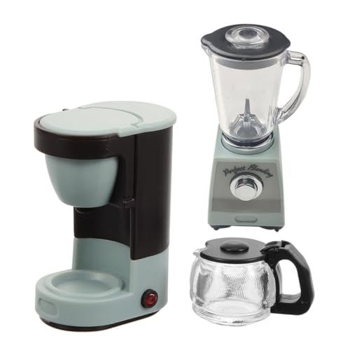 CIYODO 1 Satz Puppenhaus Kaffeemaschine und Saftpresse Realistische Küchenaccessoires für Kreatives für Sammler von CIYODO
