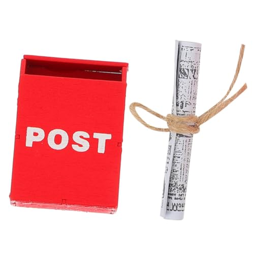 CIYODO 1 Satz Puppenhauszeitung Möbel Mini-Briefkasten- winziges Figurendekor Bausatz Sachen Briefkasten winzige Hausdekoration Mini House Decor Papier rot CIYODO 1 Satz Puppenhauszeitung Möbel Mini-Briefkasten- winziges Figurendekor Bausatz Sachen Briefkasten winzige Hausdekoration Mini House Decor Papier rot von CIYODO
