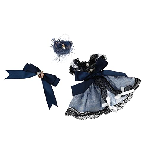 CIYODO 1 Satz Puppenkleider für Puppen Kleid mit Haarschmuck und Handtasche Niedliches und Stilvolles Outfit für Puppenliebhaber CIYODO 1 Satz Puppenkleider für Puppen Kleid mit Haarschmuck und Handtasche Niedliches und Stilvolles Outfit für Puppenliebhaber von CIYODO