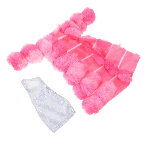 CIYODO 1 Satz Puppenkleidungszubehör Pyjama Outfits Kleidung Für Puppen Mini-Puppen-Outfit Austauschbare Puppenkleidung Zarte Puppenkleidung Cartoon-puppenkostüm Plüsch Rosa CIYODO 1 Satz Puppenkleidungszubehör Pyjama Outfits Kleidung Für Puppen Mini-Puppen-Outfit Austauschbare Puppenkleidung Zarte Puppenkleidung Cartoon-puppenkostüm Plüsch Rosa von CIYODO