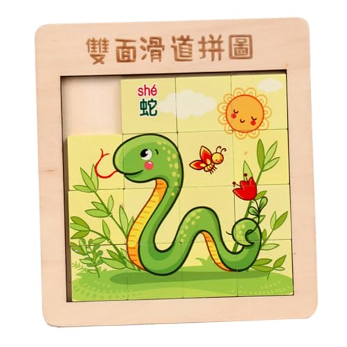 CIYODO 1 Satz Puzzle-Bausteine Fingerschiebepuzzle Holzrätsel Holzpuzzle für Hölzern CIYODO 1 Satz Puzzle-Bausteine Fingerschiebepuzzle Holzrätsel Holzpuzzle für Hölzern von CIYODO