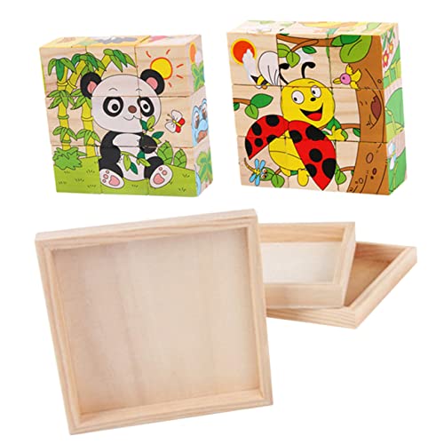 CIYODO 1 Satz Puzzle Kleinkind -Rätsel Denksportaufgaben Montessori- für die frühe Bildung Tierrätsel für Kindergarten-Rätsel hölzern CIYODO 1 Satz Puzzle Kleinkind -Rätsel Denksportaufgaben Montessori- für die frühe Bildung Tierrätsel für Kindergarten-Rätsel hölzern von CIYODO
