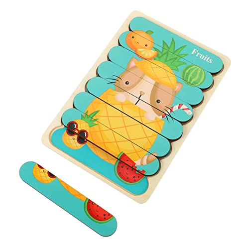 CIYODO 1 Satz Riegel -Puzzlespielzeug Holzpuzzle für Holzpuzzles für Lernen Holz-Gemüse-Obst-Puzzle- Kinderrätsel Lernpuzzle hölzern CIYODO 1 Satz Riegel -Puzzlespielzeug Holzpuzzle für Holzpuzzles für Lernen Holz-Gemüse-Obst-Puzzle- Kinderrätsel Lernpuzzle hölzern von CIYODO