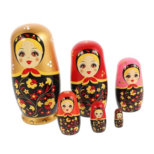CIYODO 1 Satz Russische Matroschkas Holz Nesting Dolls für Handgefertigte Puppen Sicher für für Weihnachtsdekoration CIYODO 1 Satz Russische Matroschkas Holz Nesting Dolls für Handgefertigte Puppen Sicher für für Weihnachtsdekoration von CIYODO