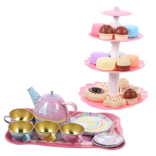CIYODO 1 Satz Satz Für Teesets Rosa Spielzeuge Tee Gläser Kleinkindspielzeug Für Mädchen Miniatur-teegeschirr Simulationshaus-küchenzubehör Weißblech CIYODO 1 Satz Satz Für Teesets Rosa Spielzeuge Tee Gläser Kleinkindspielzeug Für Mädchen Miniatur-teegeschirr Simulationshaus-küchenzubehör Weißblech von CIYODO