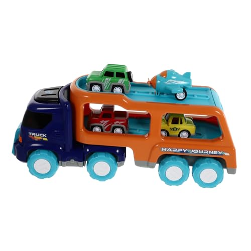 CIYODO 1 Satz Schichten Inertia Fahrzeugspielzeug für Abnehmbarer LKW mit Verriegelbarem Heck Eltern Junge Mädchen Interaktion Leicht und Kompakt für Stundenlangen Spielspaß von CIYODO