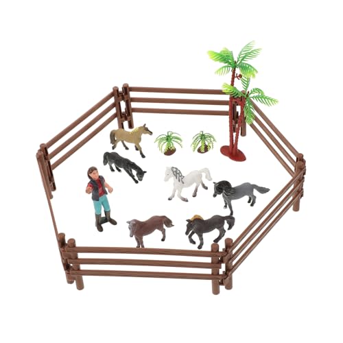CIYODO 1 Satz Spielset aus Realistisches Pferdezaun für Detailliertes Sicheres und Kreatives Bastelmodell für Pädagogisches im Farm von CIYODO