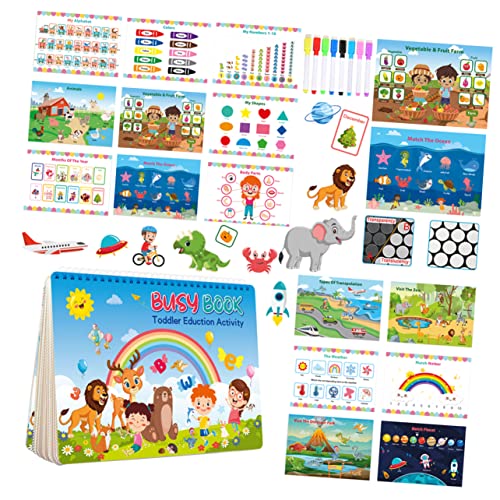 CIYODO 1 Satz Sticker Book Wiederverwendbares Stickerbuch für Lernspielzeug Kognitiven Fähigkeiten für Vorschulkinder von Jahren und Geruchlos CIYODO 1 Satz Sticker Book Wiederverwendbares Stickerbuch für Lernspielzeug Kognitiven Fähigkeiten für Vorschulkinder von Jahren und Geruchlos von CIYODO