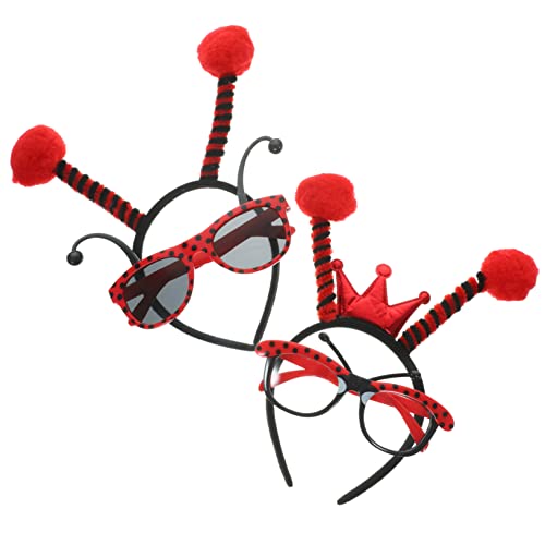 CIYODO 1 Satz Stirnband Marienkäfer Insekt Dame Stirnbänder für Mädchen Kostüm Cosplay Haarschmuck dekorative Party-Requisite Party-Kopfbedeckung Plastik rot CIYODO 1 Satz Stirnband Marienkäfer Insekt Dame Stirnbänder für Mädchen Kostüm Cosplay Haarschmuck dekorative Party-Requisite Party-Kopfbedeckung Plastik rot von CIYODO