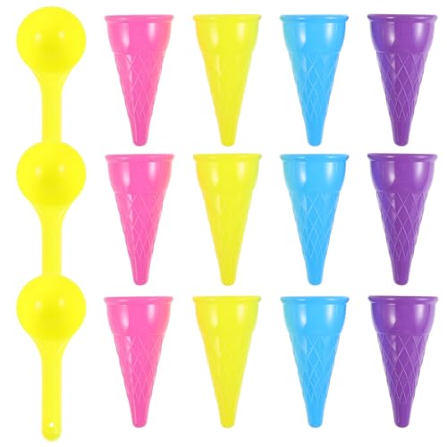 CIYODO 1 Satz Strandspielzeug Teiliges Eiscreme für Strandspiele und Sandkasten Leicht und Farbenfroh Perfektes für Strandpartys von CIYODO