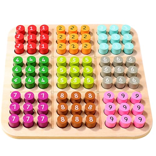 CIYODO 1 Satz Sudoku Spielset aus Holz Lernspielzeug für Logisches Denkspiel für Frühkindliche Bildung Tragbares Sudoku Brettspiel mit Bunten Formen Konzentration CIYODO 1 Satz Sudoku Spielset aus Holz Lernspielzeug für Logisches Denkspiel für Frühkindliche Bildung Tragbares Sudoku Brettspiel mit Bunten Formen Konzentration von CIYODO