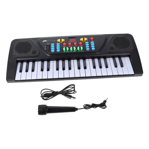 CIYODO 1 Satz Tastatur mit 37 Tasten musikalische spielzeuge für Babies musikspielzeug Elektronisches Klavier für Klavierlernspielzeug Klavier Abs Black von CIYODO