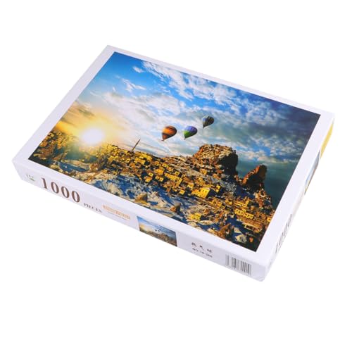 CIYODO 1 Satz Teile Heißluftballon Puzzle Kreatives Pädagogisches Puzzlespiel für Erwachsene Perfektes Lernspielzeug zur Frühen Spaß für Freunde und Familie für Heimdekoration von CIYODO