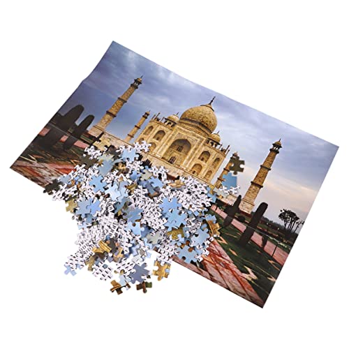 CIYODO 1 Satz Teiliges Taj Mahal Puzzlespielzeug Kreatives Papier Puzzle für Puzzle mit Bunten Motiven Fördert Logisches und Stressabbau von CIYODO