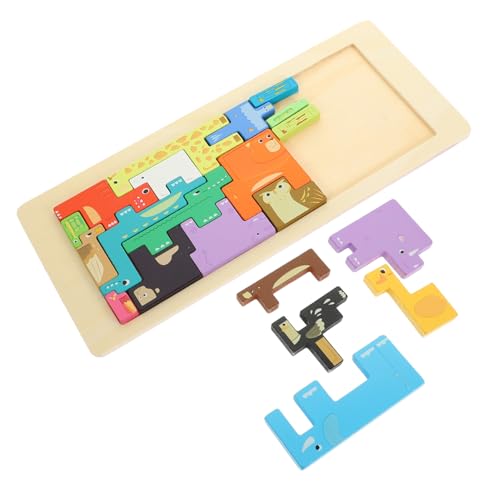 CIYODO 1 Satz Tierblockspielzeug Kleinkind Sinnesspielzeug für Babys groß Tiere Puzzle Kinderspielzeug Tierspielzeug aus Holz interaktive Rätsel Kindergeburtstagsgeschenk CIYODO 1 Satz Tierblockspielzeug Kleinkind Sinnesspielzeug für Babys groß Tiere Puzzle Kinderspielzeug Tierspielzeug aus Holz interaktive Rätsel Kindergeburtstagsgeschenk von CIYODO