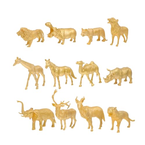 CIYODO 1 Satz Tiermodell- Tierfiguren Mini-tiermodelle Wildtiermodell Kindertiere Identifizieren Modell Simulierte Tiere Miniaturtiere PVC Golden CIYODO 1 Satz Tiermodell- Tierfiguren Mini-tiermodelle Wildtiermodell Kindertiere Identifizieren Modell Simulierte Tiere Miniaturtiere PVC Golden von CIYODO