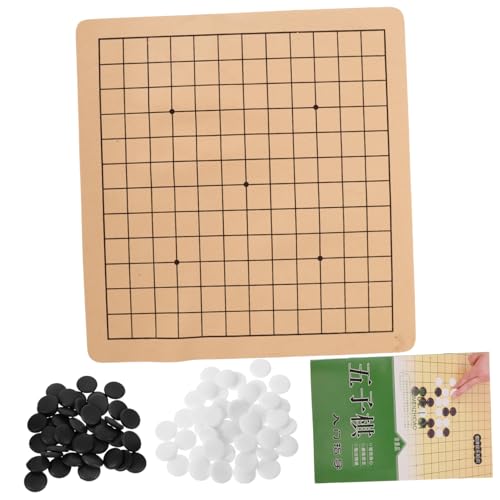 CIYODO 1 Satz Tragbares Go Schachset für Holzbrett mit Schwarzen und Weißen Spielsteinen Zubehör für Anfänger Leicht und Reisen und Zuhause CIYODO 1 Satz Tragbares Go Schachset für Holzbrett mit Schwarzen und Weißen Spielsteinen Zubehör für Anfänger Leicht und Reisen und Zuhause von CIYODO