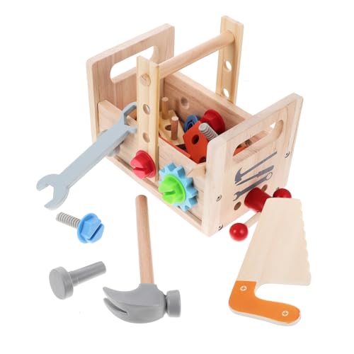 CIYODO 1 Satz Versorgen Lernspielzeug Lernwerkzeug Lustiges Kinderspielzeug Kinderwerkzeugspielzeug Kindergeschenk Hölzern von CIYODO