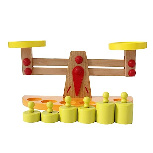 CIYODO 1 Satz Holzwaage Kreatives Spielzeug Zusammengebaute Waage Lernspielzeug Für Kinder CIYODO 1 Satz Holzwaage Kreatives Spielzeug Zusammengebaute Waage Lernspielzeug Für Kinder von CIYODO