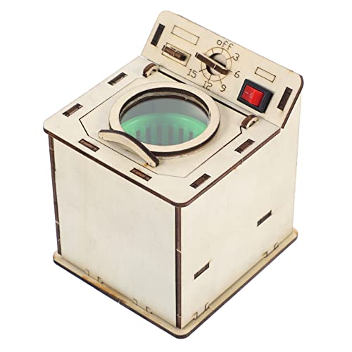 CIYODO 1 Satz Waschmaschinenmodell Wissenschaftsspiele Modellbausätze Für Waschmaschinen Waschmaschine Zusammenbauen Montage Waschmaschine Kinderwaschmaschine Holz von CIYODO