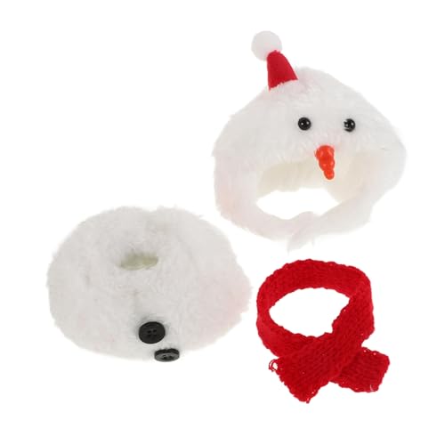 CIYODO 1 Satz Weihnachtliches Puppenoutfit Set mit Schneemann Hut und Schal Austauschbare Kleidung für Kreative Bastelprojekte und Festliche Dekorationen CIYODO 1 Satz Weihnachtliches Puppenoutfit Set mit Schneemann Hut und Schal Austauschbare Kleidung für Kreative Bastelprojekte und Festliche Dekorationen von CIYODO