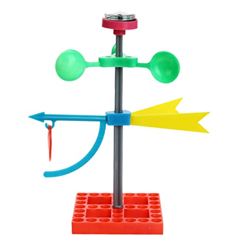 CIYODO 1 Satz Windrichtung für kinderspielzeug pädagogisches Assemble Toy Kid Toys DIY Windfahnenmodell DIY-Stammprojekte Kinderstammspielzeug Plastik von CIYODO