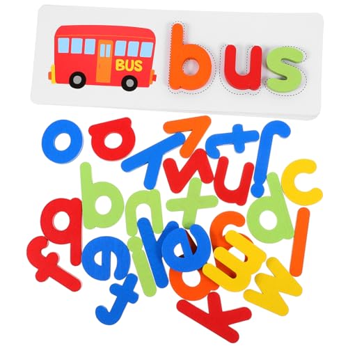 CIYODO 1 Satz Wortbuchstabierspielzeug Buchstabenspielzeug aus Holz Rechtschreibspielzeug für englische Wörter Briefe, die Alphabet -Lernspielzeug entsprechen Erkennungsspielzeug Papier CIYODO 1 Satz Wortbuchstabierspielzeug Buchstabenspielzeug aus Holz Rechtschreibspielzeug für englische Wörter Briefe, die Alphabet -Lernspielzeug entsprechen Erkennungsspielzeug Papier von CIYODO