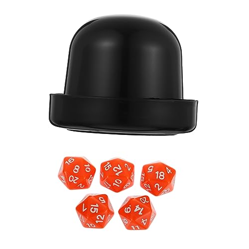 CIYODO 1 Satz Würfelbecher Lustiges Würfelspielzeug Lustiges Würfelspiel Würfelhalter Requisiten Halter Stütze Halter Acryl Black von CIYODO