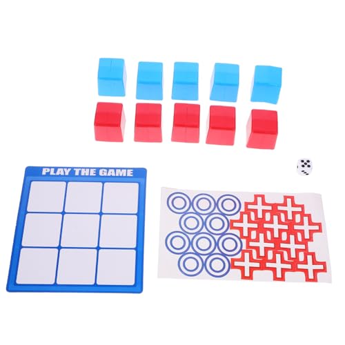 CIYODO 1 Satz Xo Schachspiel interessantes Spielset für Familienspiele Interaktives Kinderspielzeug Interaktives pädagogisches Plastik von CIYODO
