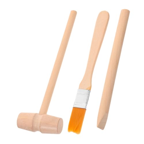 CIYODO 1 Satz Zum Graben Von Werkzeugen Forscher Entdeckung Bausatz Kinderhämmer Für Grabset Hammer Kinderspielzeugmeißel Graben Beige Hölzern CIYODO 1 Satz Zum Graben Von Werkzeugen Forscher Entdeckung Bausatz Kinderhämmer Für Grabset Hammer Kinderspielzeugmeißel Graben Beige Hölzern von CIYODO