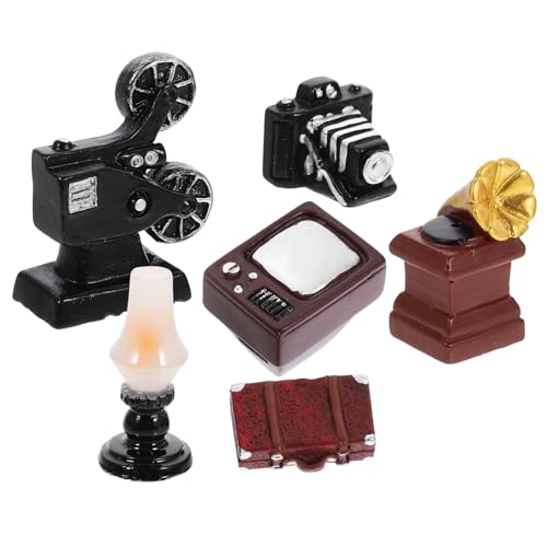 CIYODO 1 Satz dekorative Ornamente Retro-Minikoffer winziges Grammophonmodell Mini-Phonographenmodell Dekoration Schlafzimmer Bedroom Decor Puppenhaus-Puppenmöbel Puppenhausangebot Harz CIYODO 1 Satz dekorative Ornamente Retro-Minikoffer winziges Grammophonmodell Mini-Phonographenmodell Dekoration Schlafzimmer Bedroom Decor Puppenhaus-Puppenmöbel Puppenhausangebot Harz von CIYODO