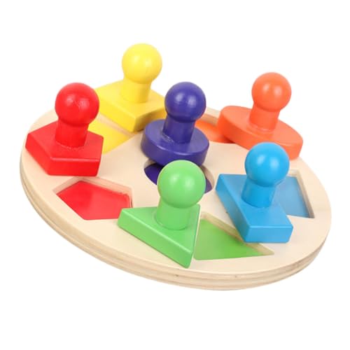 CIYODO 1 Satz geometrisches Holzspielzeug Puzzle Formen Formenpuzzles für Kleinkinder 1-3 Geometrie-Farbanpassungsspielzeug Geometrie-Erkennungsspielzeug hölzern Colorful CIYODO 1 Satz geometrisches Holzspielzeug Puzzle Formen Formenpuzzles für Kleinkinder 1-3 Geometrie-Farbanpassungsspielzeug Geometrie-Erkennungsspielzeug hölzern Colorful von CIYODO