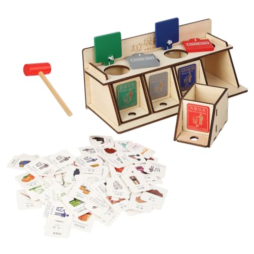 CIYODO 1 Satz zum Sortieren von Müll zur Müllklassifizierung für Lernspielzeug für Kleinkinder Spiel zum Sortieren von Müll Kinderspielzeug Holz CIYODO 1 Satz zum Sortieren von Müll zur Müllklassifizierung für Lernspielzeug für Kleinkinder Spiel zum Sortieren von Müll Kinderspielzeug Holz von CIYODO