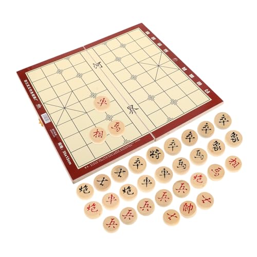 CIYODO 1 Schachtel Faltbares Holz Xiangqi Set mit Aufbewahrungsbox Tragbares Chinesisches Schachspiel für Reisen Effiziente Organisation und Langlebige Bauweise CIYODO 1 Schachtel Faltbares Holz Xiangqi Set mit Aufbewahrungsbox Tragbares Chinesisches Schachspiel für Reisen Effiziente Organisation und Langlebige Bauweise von CIYODO