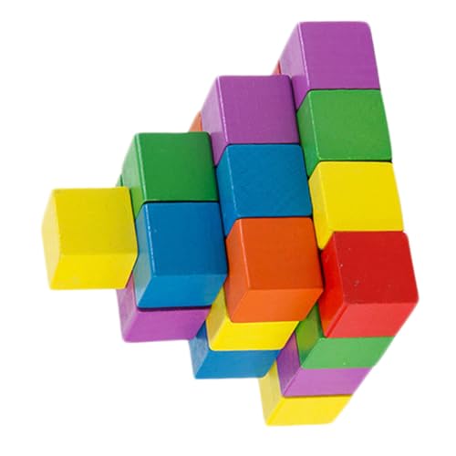 CIYODO 1 Set 50 Stück Bausteine Lehrmittel Quader Kleine Würfel Basteln Für Kleinkinder Mini Farbige Bausteine ​​Für Kleinkinder Kleinkind Puzzle Puzzles Quadratische Blöcke von CIYODO